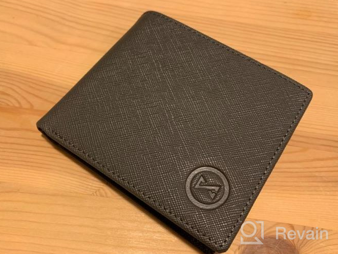 img 1 attached to 👜 Authentic Leather Classic Blocking Wallet review by Chris Prix