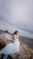 img 1 attached to Gorgeous Off Shoulder Mermaid Gown For Maternity Photo Shoot | ZIUMUDY review by Corey Listner