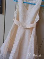 img 1 attached to Sleeveless Champagne Wedding Dress for Toddler Girls - Betusline Clothing review by Tuan Core