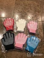 img 1 attached to Gilbin Kids Magic-Stretch Gripper Gloves - Colorful Set of 6 Pairs review by Tina Coleman