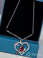 img 1 attached to 🐦 Jemplestic Cardinal Necklace: Beautiful 925 Sterling Silver Red Bird Pendant Jewelry-Meaningful Memorial Gifts for Loss of Loved One review by Bill Gomez