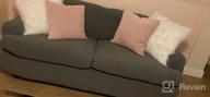 картинка 1 прикреплена к отзыву Чехол для дивана с подушкой в форме "Т" - набор из 3-х частей с отдельными чехлами в форме буквы "Т" для защиты мебели - средний размер, песчаный цвет. от Kevin Ilango