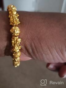 img 7 attached to 💫 Golden Prosperity Prime Bracelet: Attractive Boys' Jewelry for Bracelets