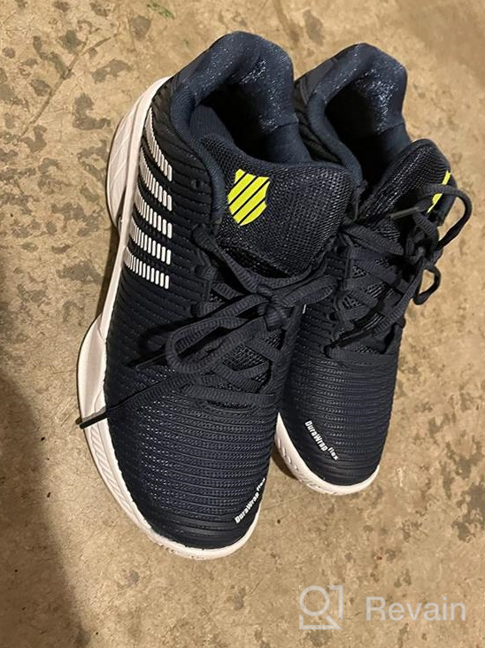 img 1 attached to 👟 Stylish and Supportive: K Swiss Juniors Hypercourt Express Moonlit Girls' Athletic Shoes review by Jackie Wright