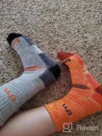 img 1 attached to DEARMY Men'S Multi Performance Cushioned Hiking Crew Socks - Moisture Wicking And Durable For Year-Round Comfort (5 Pack) review by Tamanika Evans