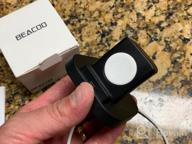 img 1 attached to Beacoo Apple Watch Stand With Nightstand Mode - Charging Dock For Apple Watch Series 3/2/Nike+, Compatible With 42Mm/38Mm - Supports Night Stand Mode (New Version) review by Benjamin Michels