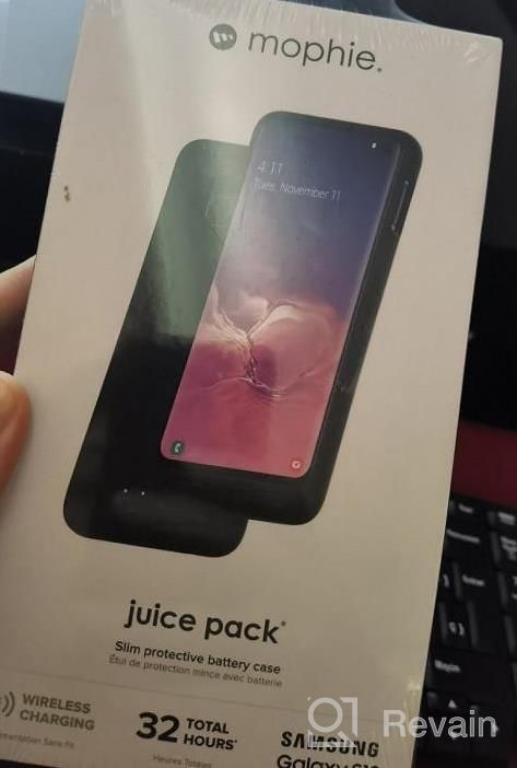 img 1 attached to Mophie Juice Pack For Samsung Galaxy S10 - Wireless Charging, High-Impact Protection & Extended Battery Life! review by Ruby Thomas