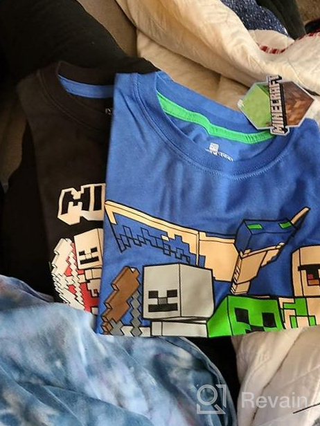 img 1 attached to Get the Minecraft Boys Creeper & Characters Short Sleeve T-Shirt Set in 3 Colors - 3 Pack review by Jonathan Reddick