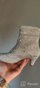 img 5 attached to Sparkling Style For Little Feet: Aquapillar Kids Rhinestone Crystal Glitter Bootie