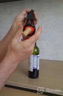 img 2 attached to 🍾 HUOHOU Electric Wine Bottle Opener - Corkscrew" (Black) review by Jnis ubars ᠌