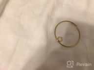 img 1 attached to Dainty 70mm 14K Yellow Gold Silver Big Large Hoop Earrings: Stylish, Hypoallergenic, Perfect Gift for Women and Girls with Sensitive Ears review by Jennifer Franklin