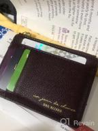 img 1 attached to Sleek and Compact Minimalist Wallet Credit Holder with Keychain Attachment review by Doug Bundy