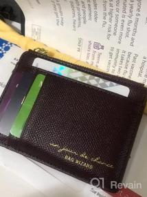 img 7 attached to Sleek and Compact Minimalist Wallet Credit Holder with Keychain Attachment