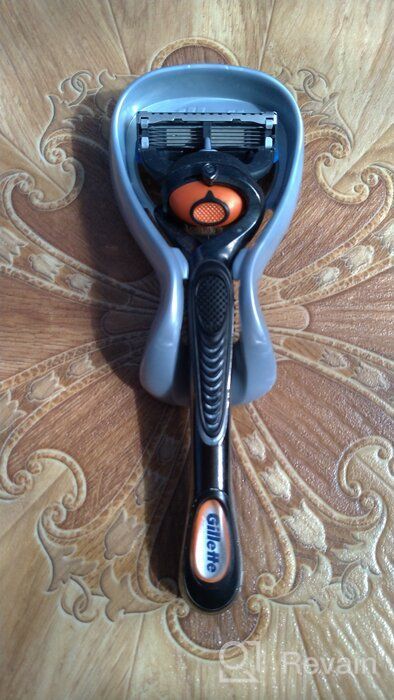img 1 attached to Gillette Fusion5 ProGlide Men's Razor, 1 Cassette, 5 Carbon Blades, FlexBall Technology, Trimmer review by Junseo Siu ᠌
