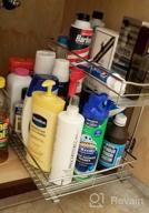 img 1 attached to Streamline Your Kitchen With TQVAI'S 2-Tier Under Sink Storage Organizer review by Steven Ross