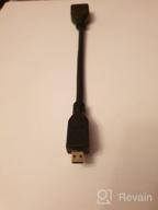 img 3 attached to Adapter adapter GSMIN RT-28 Micro - HDMI (M) - HDMI (F) (10 cm) (Black) review by Mohd Arif ᠌