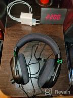 img 2 attached to Computer headset Razer BlackShark V2 with USB Sound Card, black review by Vinay Verma ᠌