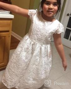 img 7 attached to Stunning iGirlDress Flower Girl Dress: Perfect for First Communion, Pageant, Wedding, and Birthday