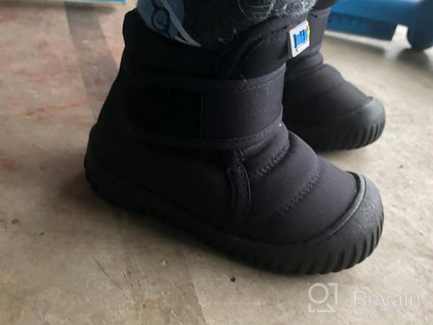 img 1 attached to 👢 Keep Your Toddler Toasty & Dry with JAN & JUL Water-Resistant Winter Boots review by Everald Mendez