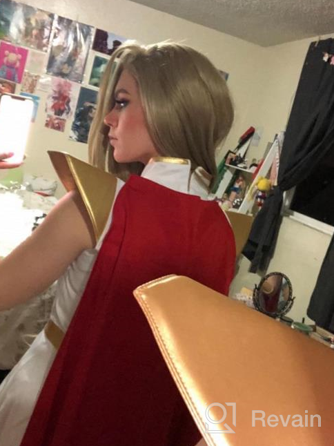 img 1 attached to Power Princess Shera Cosplay Dress In Large White With Red Cloak By C-ZOFEK review by Dwayne Quarles