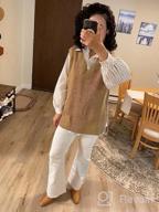 img 1 attached to Oversized Sleeveless V-Neck Knit Tunic Sweater Vest For Women - Shawhuwa Pullover Top review by Matthew Shankar