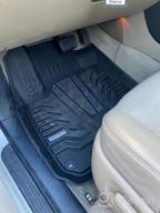 img 1 attached to Custom Fit Black TPE All Weather Floor Mats For 2017-2022 Honda CRV - Waterproof Protection For 1St & 2Nd Row review by Brad Dotson