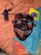 img 1 attached to Light Up Your Halloween With AnanBros Scary LED Mask For Men, Women And Kids! review by Dana Schmidt