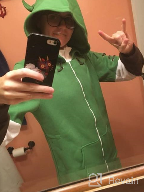 img 1 attached to Get your Link on with Ya-cos Cosplay Hooded Hyrule Warriors Jacket – Green Zipper Coat review by Ben Rodriguez