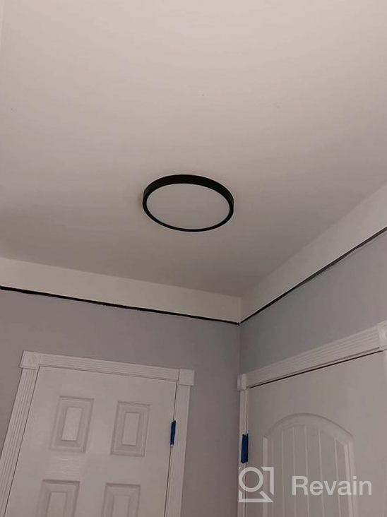img 1 attached to TALOYA 8.9 Inch Flush Mount Ceiling Light, 18W, 5000K Daylight, 1800Lm, Round Surface Mounted Fixture, ELT Listed - Perfect For Aisles, Balconies, Corridors, Hallways, And Stairwells review by Terry Kohl