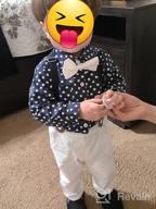 img 1 attached to 👶 Sleeve Striped Suspender Toddler Boys' Clothing Set review by Zachary Jackson
