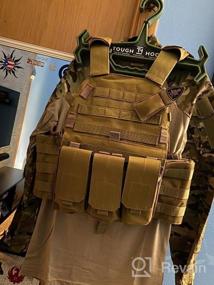 img 8 attached to AKARMY Мужская тактическая военная камуфляжная рубашка с карманами на молнии - футболка с длинным рукавом