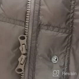 img 1 attached to Stay Warm And Dry In Style: Krismile Women'S Packable Double-Zip Puffer Jacket review by John Warren
