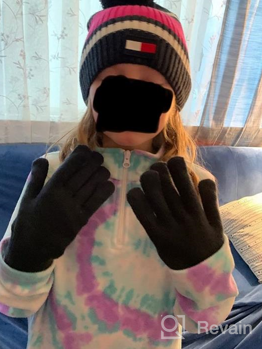 img 1 attached to 🎩 Optimized for SEO: Tommy Hilfiger Girls Beanie Glove Set - Girls' Winter Accessories review by William Sanchez