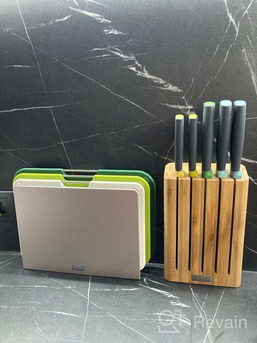 img 2 attached to Joseph Joseph Nest Regular cutting board set, 3 pcs, green review by Agata Warda ᠌