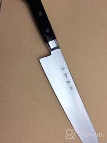 img 5 attached to 8.25 Inch Yoshihiro High Speed Steel Gyuto Chef'S Knife With Black Pakkawood Handle And No Saya - Ideal For Professional Cooking