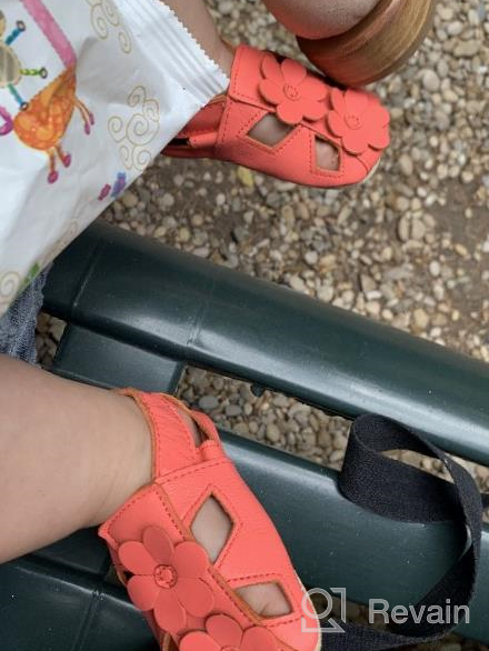 img 1 attached to Dotty Fish Leather 🌸 Sandals for Boys - Flower-Printed Sandals review by Michael Luna