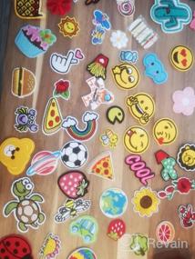 img 6 attached to Get Creative With AXEN'S 60 Assorted Iron-On Patches For DIY Fashion & Accessories