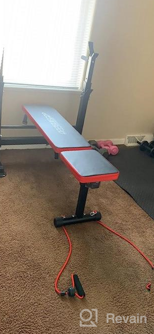 img 1 attached to Transform Your Home Gym With OppsDecor Multi-Function Adjustable Weight Bench - Perfect For Strength Training And Incline Workouts review by Kyle Mack