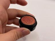 img 1 attached to MIZON Visualistic Glitter Eyeshadow, Creamy, Smooth Application, Long-Lasting, No Creasing (Reddish Sunset) review by Steve Walton