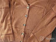 картинка 1 прикреплена к отзыву Women'S V-Neck Button Down Cardigan Sweater Long Sleeve Soft Knit Casual S-XXL от Damon Atonyo