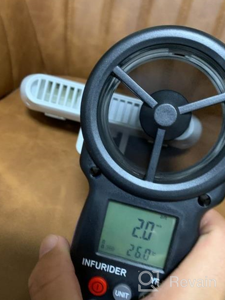 img 1 attached to Wintact Handheld Anemometer Small Digital Vane Wind Speed Meter Gauge, Pocket Air Flow Velocity Tester With Measuring Wind Temperature 14℉ To 113℉ For House HVAC Duct Outdoor Kite Boat Sailing Surfing review by Edward Gordon