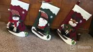 img 1 attached to 4-Pack 18" Christmas Stockings - Santa Snowman Reindeer Penguin Family Decor Set By Dreampark review by Edward Taylor