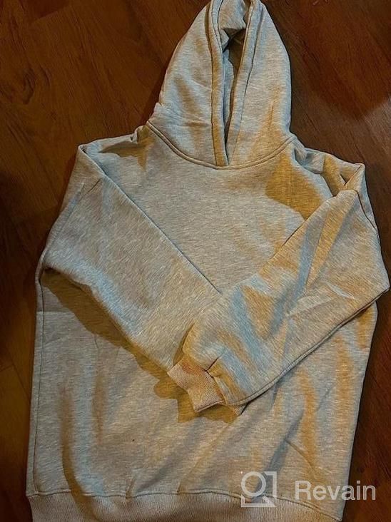 img 1 attached to EFAN Women'S Oversized Fleece Hoodies: Casual Long Sleeve Pullover For Fall & Winter - Loose, Lightweight Sweatshirts With Hood review by Penny Lewis