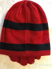 img 4 attached to Аксессуары для мальчиков Tommy Hilfiger: набор шапка-перчатки Beanie Magic для шапок и кепок