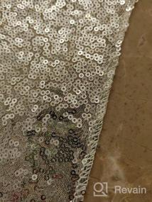 img 8 attached to 12X72-Inch Silver Sequin Table Runner - Perfect For Events, Weddings & Parties!