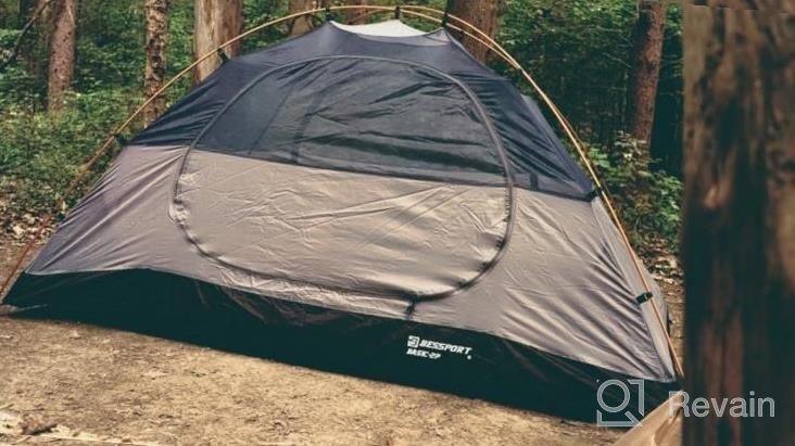 img 1 attached to Bessport Camping Tent: Easy Setup Lightweight Backpacking Tent For 3-4 Seasons, Waterproof & Windproof - Ideal For 2-4 Persons Hiking, Mountaineering And Travel Outdoor Adventures review by Coby Hall