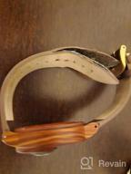 img 1 attached to Men'S Lightweight Handmade Wooden Watch - GORBEN Compass Turntable Quartz Sports Timepiece review by Andrew Schreider