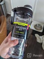 img 1 attached to 3 Pack Contigo Fit Shake & Go 2.0 Shaker Bottles With Chug Cap, 20Oz In Earl Grey, Blue Poppy & Salt review by Marie Burris