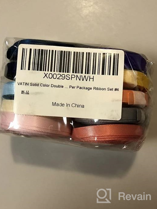 img 1 attached to VATIN 2 Inches Solid Royal Blue/Sapphire Blue Double Faced Polyester Satin Ribbon For Craft, Gift Wrapping, Hair Bow, Wedding Deco 25 Yard Spool review by Ladonna Adams