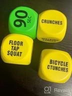 img 1 attached to 6-Sided Foam Fitness Dice For Solo Or Group Workouts | Skywin Exercise Dice For Fun Dynamic Exercises review by Udders Sharma